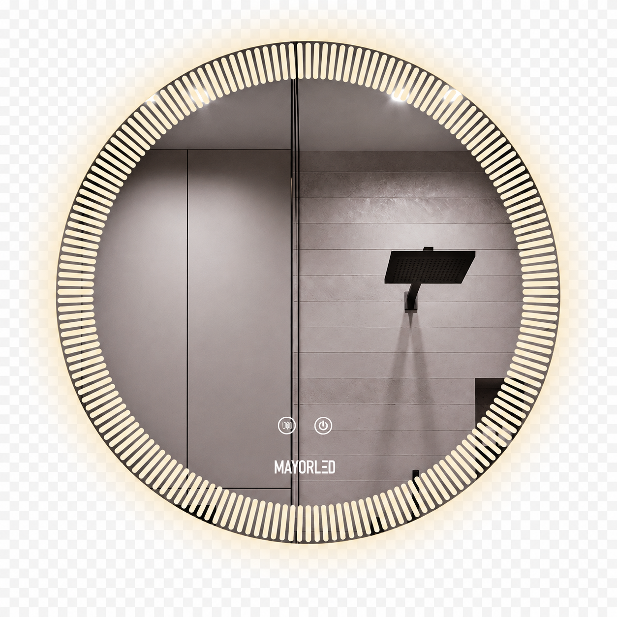 Espejo LED Táctil Antiempañante Destello 50/60/70/80cm - Image 3
