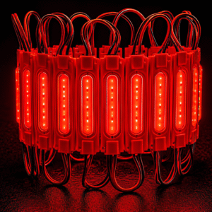 Módulos LED COB (6015) X100  24V IP65 - rojo