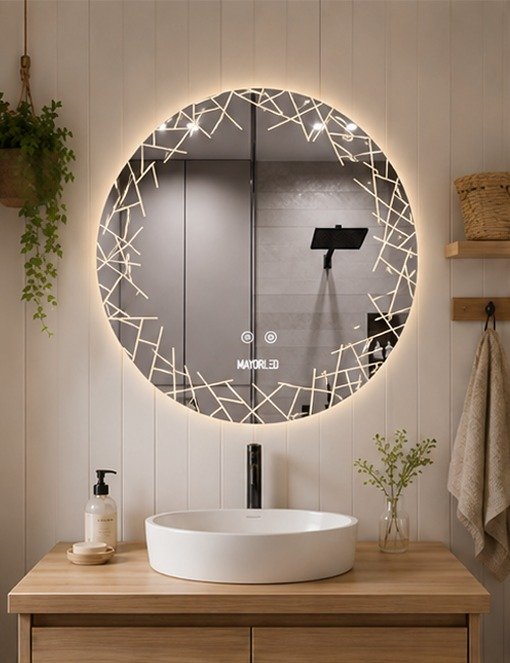Espejo LED Táctil Antiempañante Rayo 50/60/70/80cm