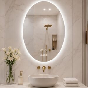 Espejo LED Táctil Antiempañante Convex Z-1080 | 60X80cm