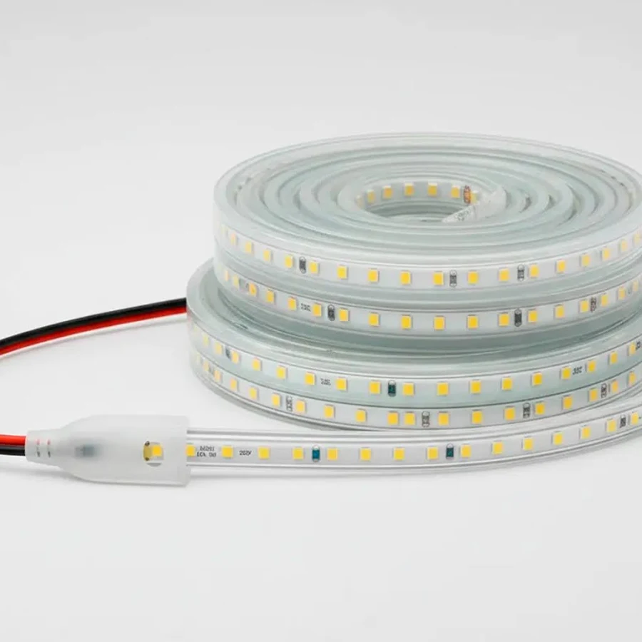 Tira LED 220V SMD 2835 – 5 Metros con Recubrimiento de PVC IP65