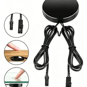 Sensor Táctil de Mesada 5V/12V/24V – Blanco o Negro