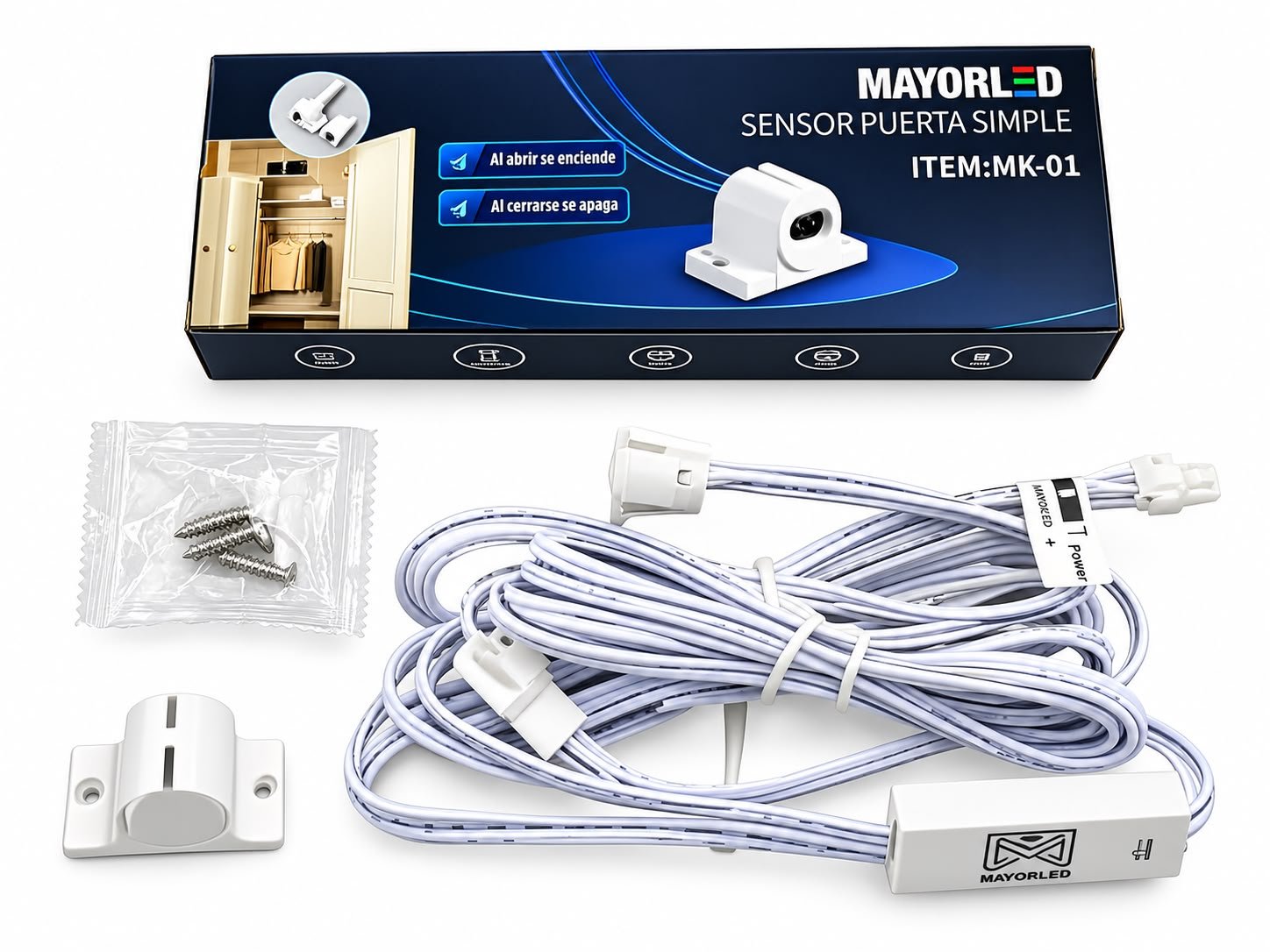 Sensor de armario Puerta Simple 12/24 V MK-01