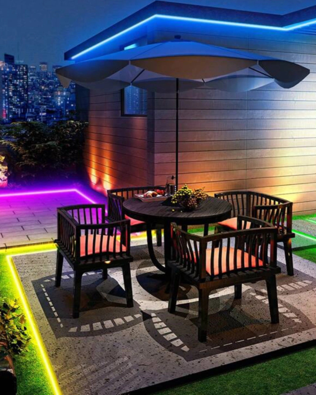 KIT Tira LED RGB Doble Fila 96 led/m 5050 IP67 220V - Image 4